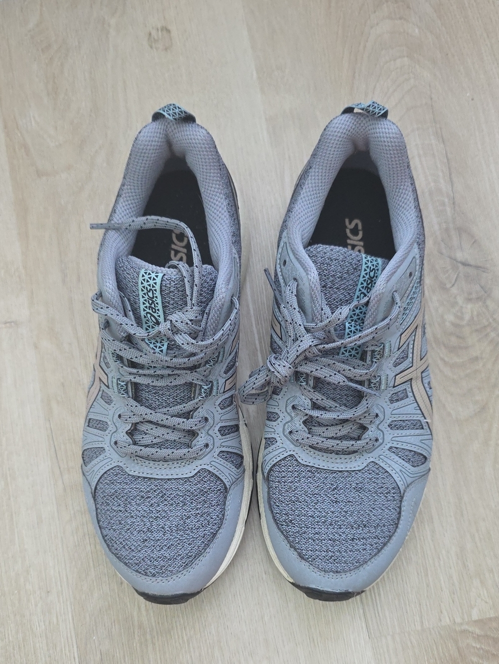 ASICS Gel-Venture 7 MX Trail Running Shoes Women's Size 8 Gray Sheet Rock